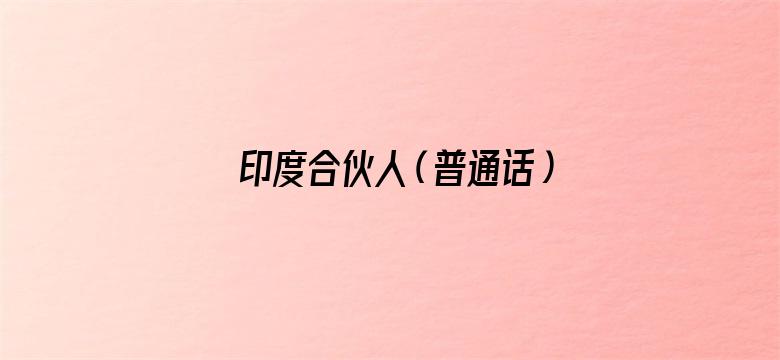 印度合伙人（普通话）